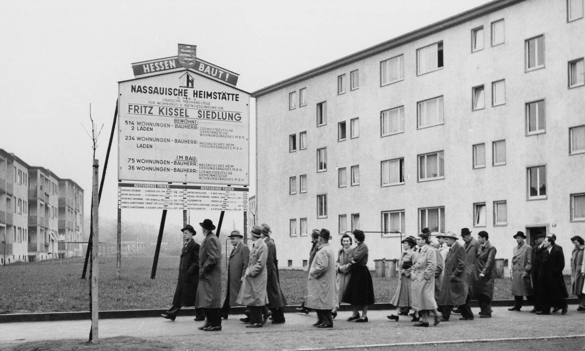 Pressefoto Fritz-Kissel-Siedlung Frankfurt