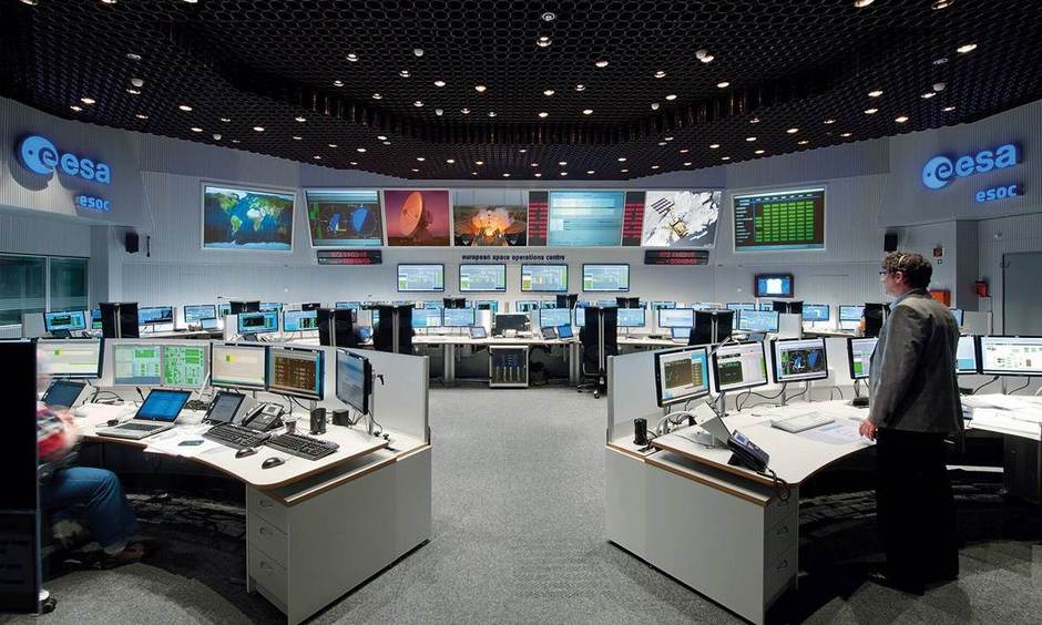 Europäische Organisation für die Nutzung meteorologischer Satelliten in Darmstadt.