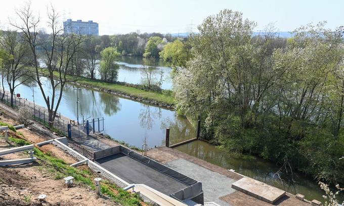 Blick auf die Bastion in Kelsterbach. Foto: Marc Strohfeldt