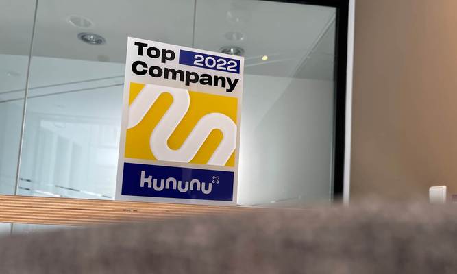 Die Auszeichnung zur Top-Company 2022. Foto: NHW