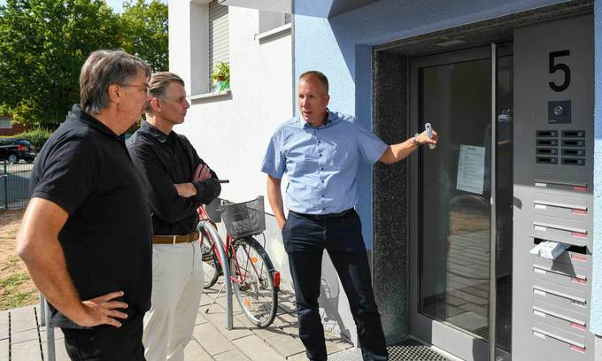 Begehung der  neu entstandenen Wohnung